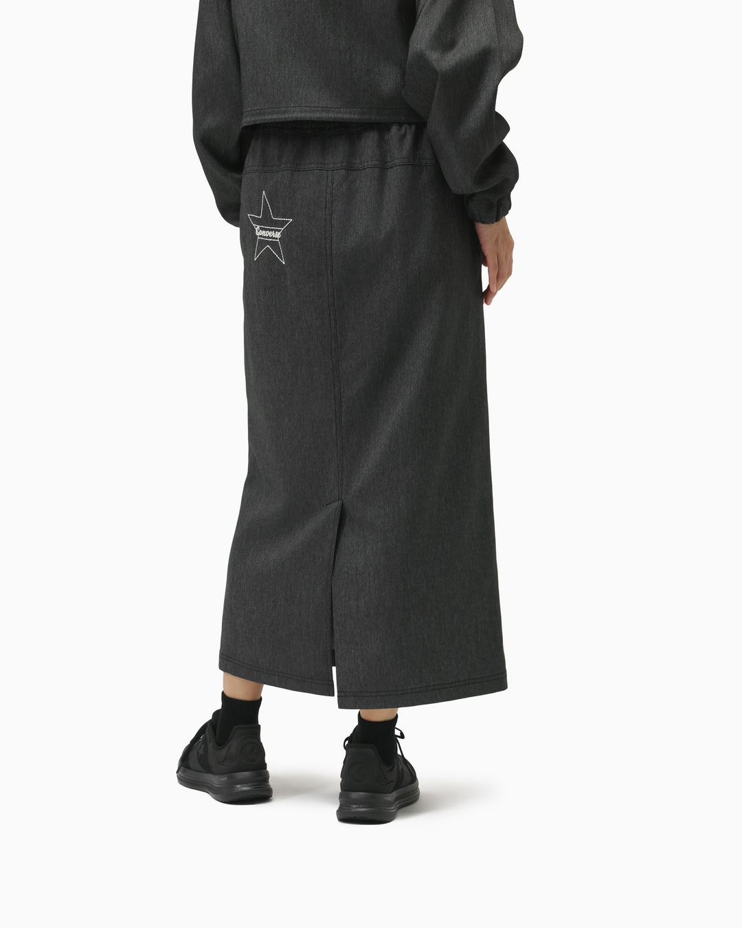 SYNTHETIC DENIM SKIRT LADIES (ブラック)– コンバース オンライン