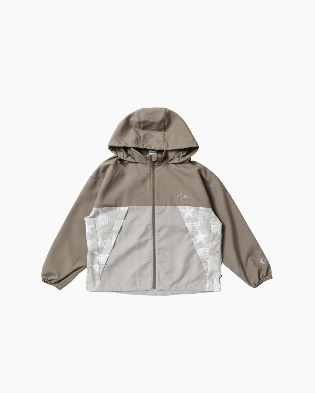 HOODED SP WOVEN JACKET W (ベージュ)– コンバース オンライン