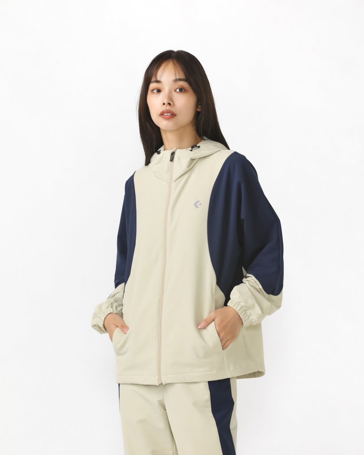 COL BLOCK WOVEN JACKET LDS