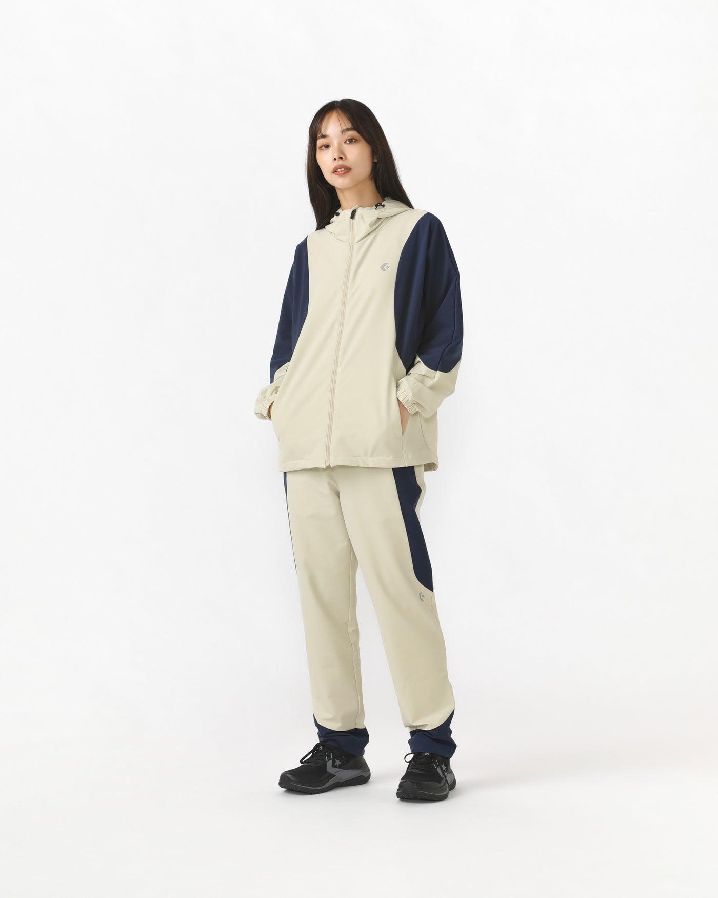 COL BLOCK WOVEN JACKET LDS