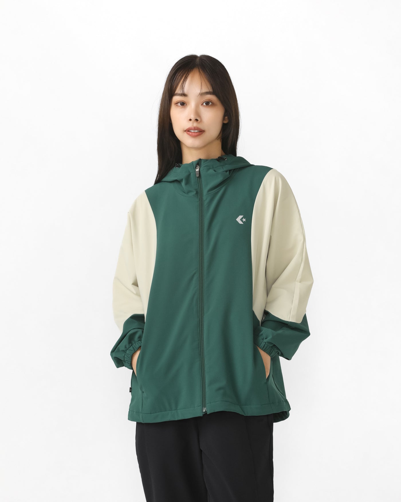 COL BLOCK WOVEN JACKET LDS