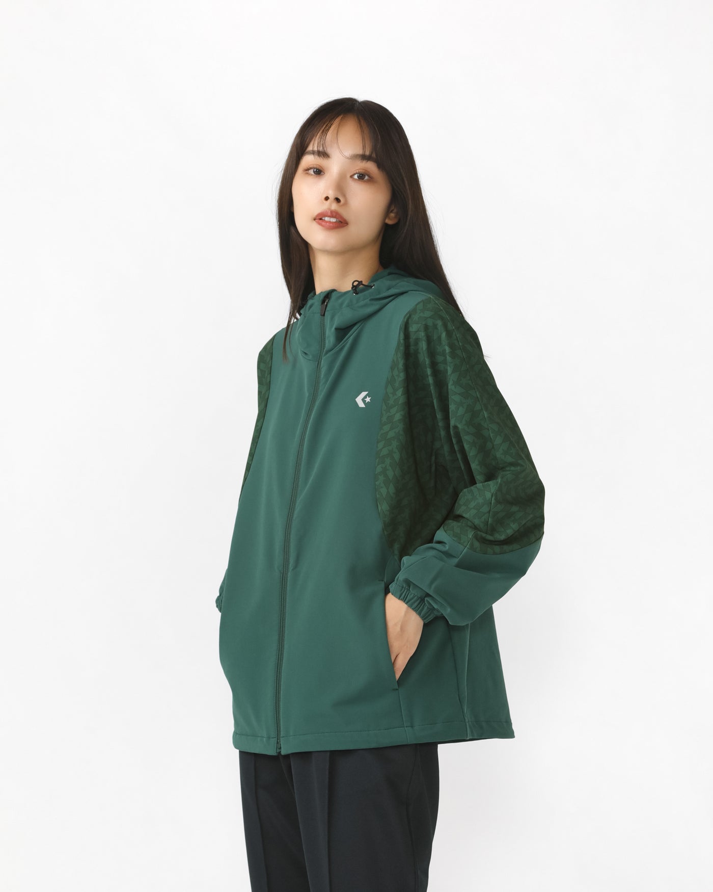 PTND COL BLOCK WOVEN JACKET LDS