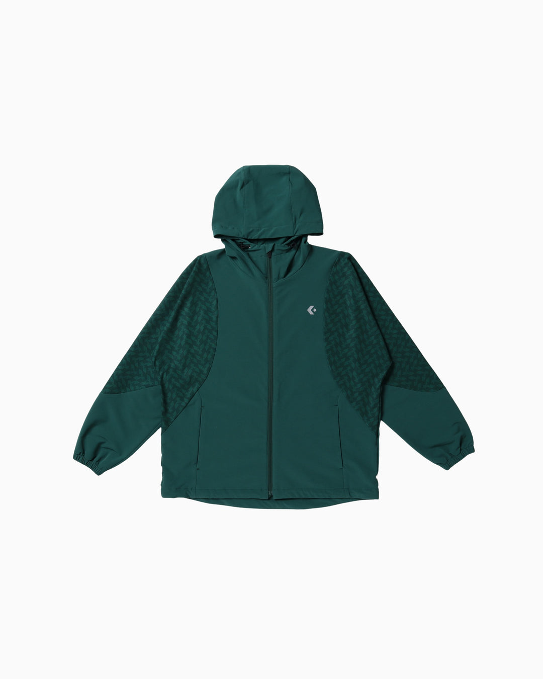 PTND COL BLOCK WOVEN JACKET LDS (ダークグリーン)– コンバース