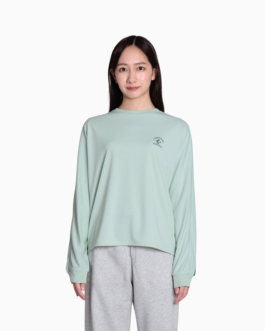 CS TAPE LS TEE (ライトグリーン)– コンバース オンライン