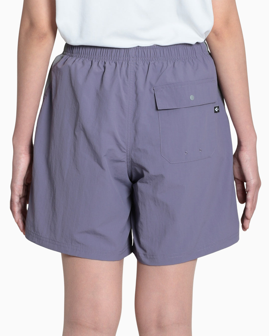 COLOR BLOCK WOVEN SHORTS (パープル)– コンバース オンライン