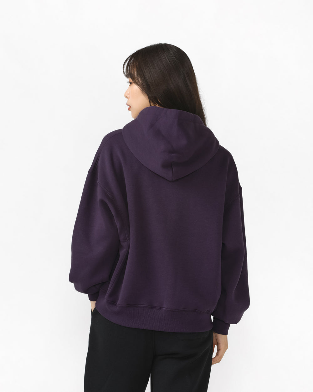 コンバース CONVERSE レディース スウェットパーカー シェニール スウェット フーディー_ 45200053 （DARK PURPLE） コンバース CONVERSE レディース スウェットパーカー シェニール