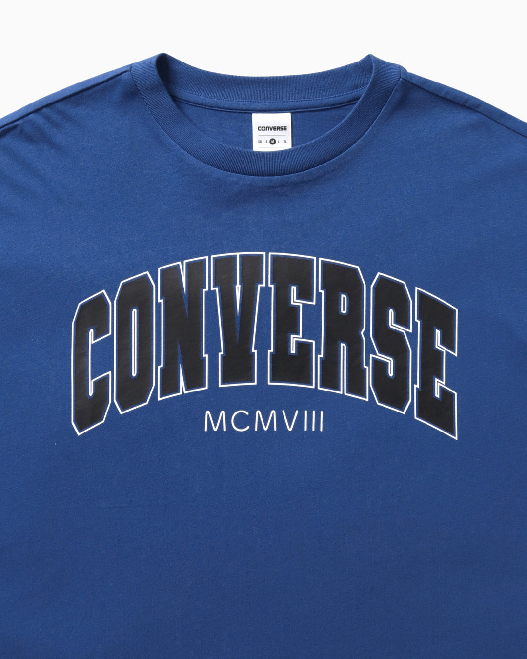 ARCHIVIO ロゴ Tシャツ 青 archivio tシャツ 「MENS」ロゴネック半袖プルオーバー メンズ