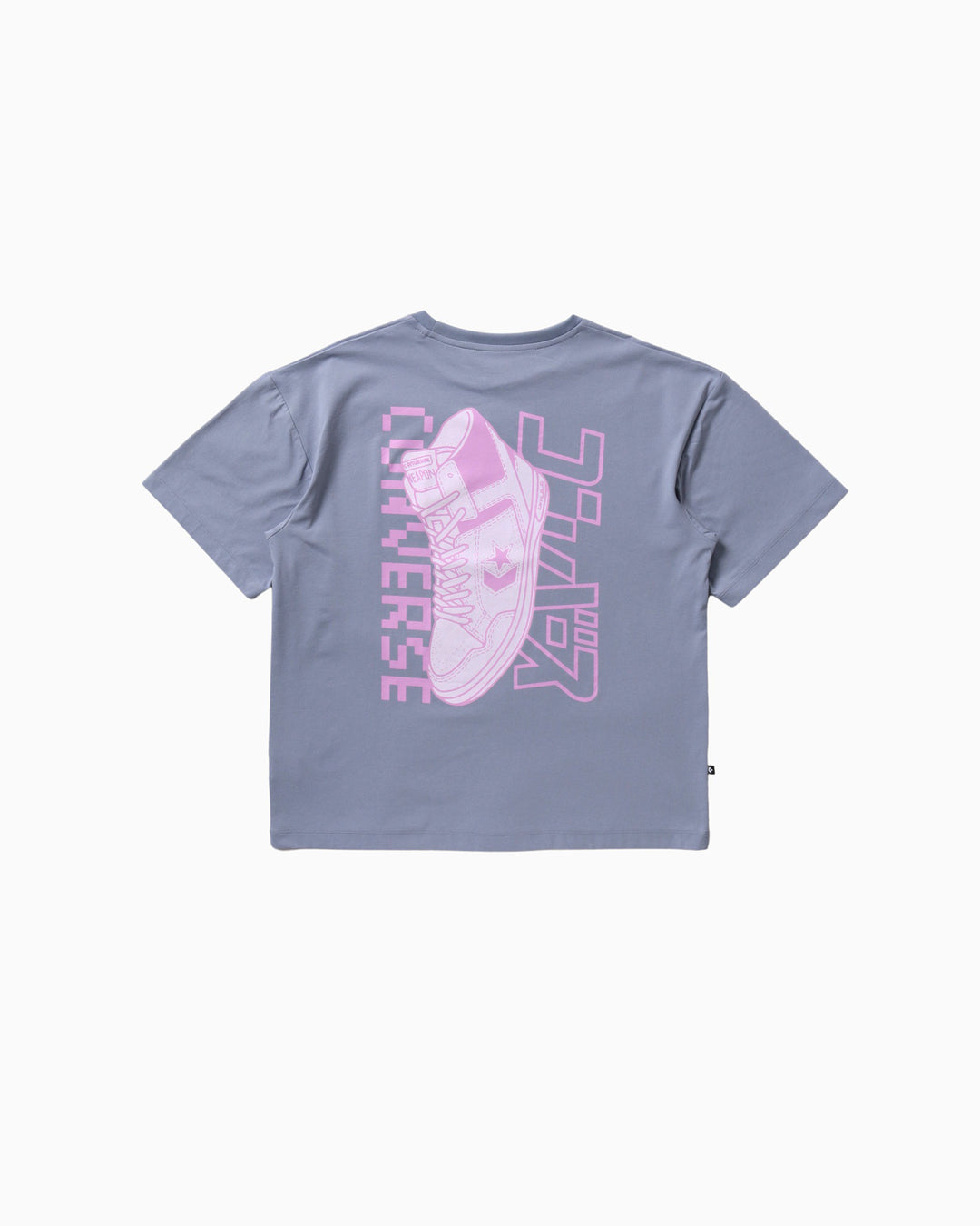 CV BACK PRINT KANA TEE LDS (バイオレット)– コンバース オンライン