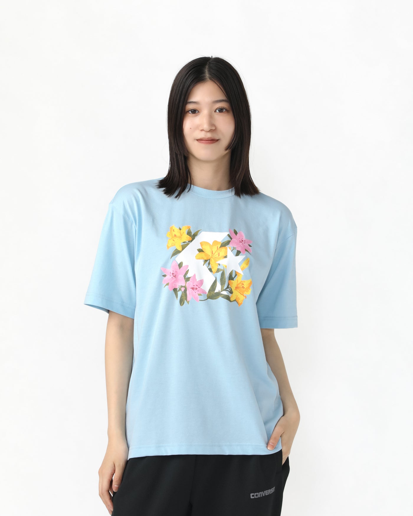 CV FLOWER LOGO TEE LDS