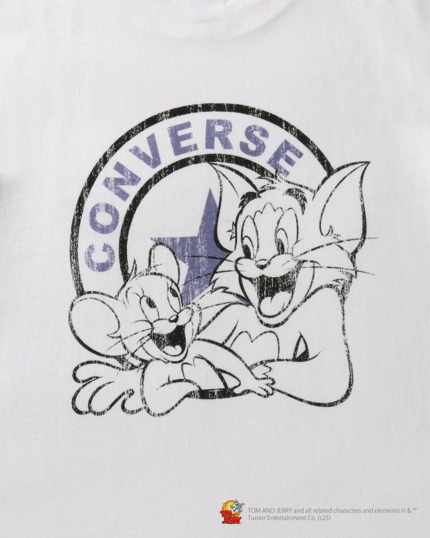 TOM and JERRY CV PRINT BIG T,Tシャツ　トムとジェリー