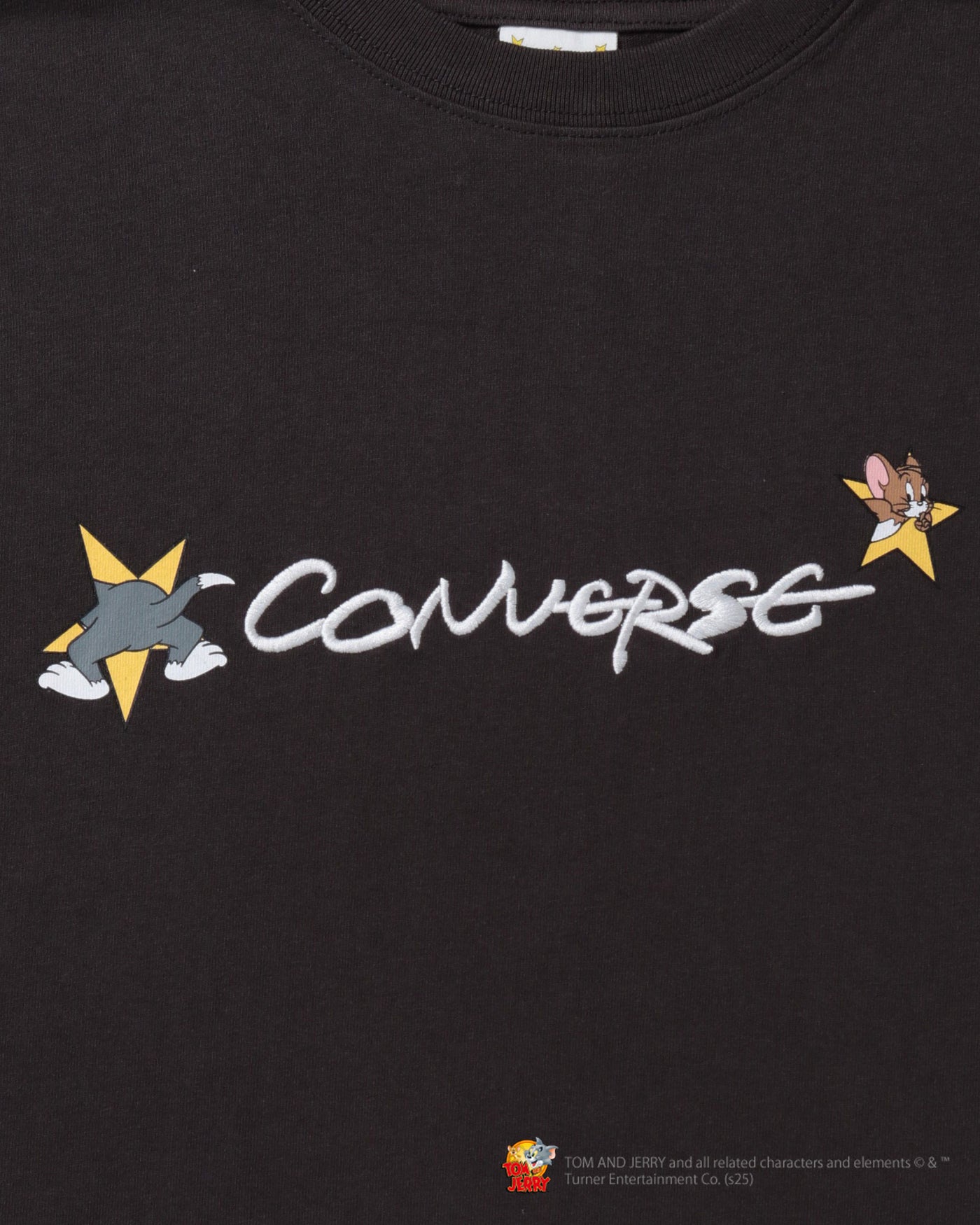 TOM and JERRY CV EMBROIDERY BIG T,Tシャツ　トムとジェリー