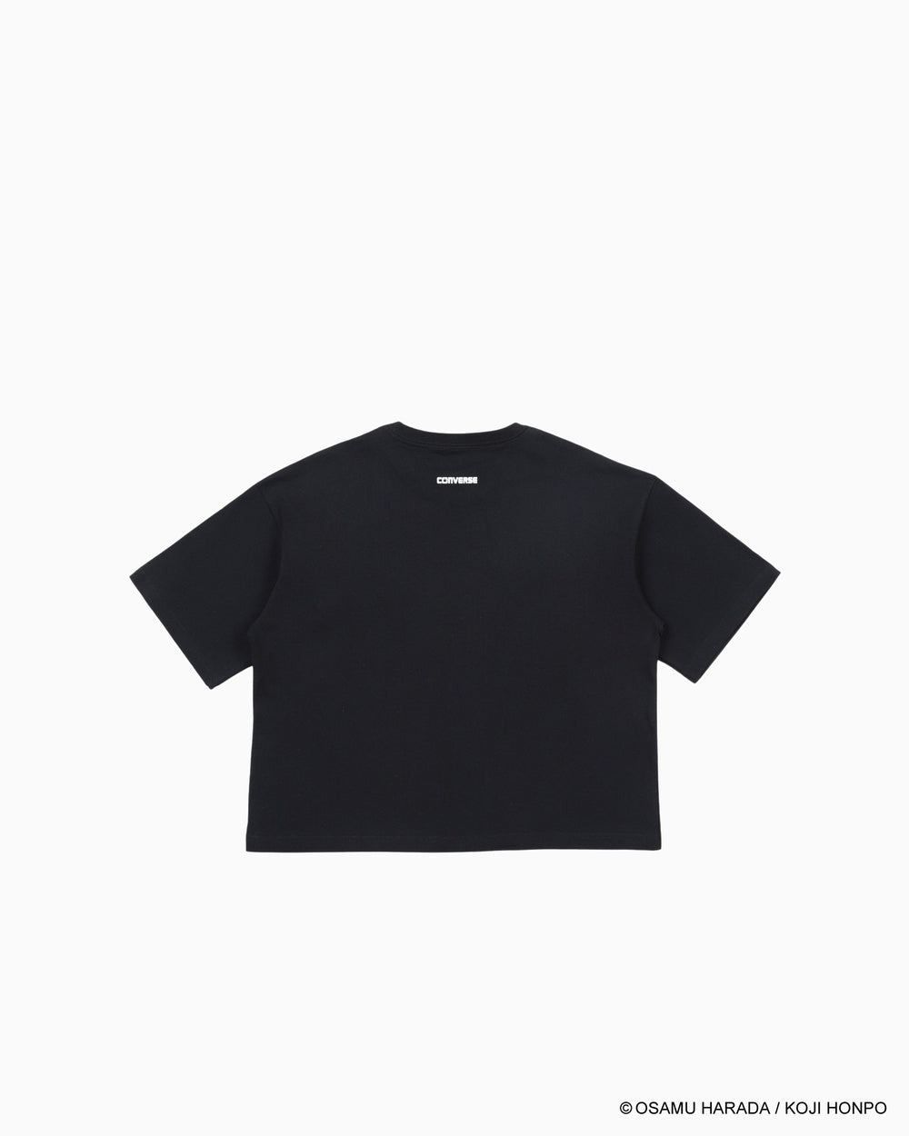 CV天竺フロントEMB S/S T-shirts / OSAMU GOODS (ブラック
