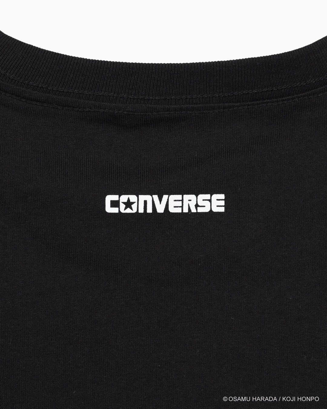 CV天竺フロントEMB S/S T-shirts / OSAMU GOODS (ブラック