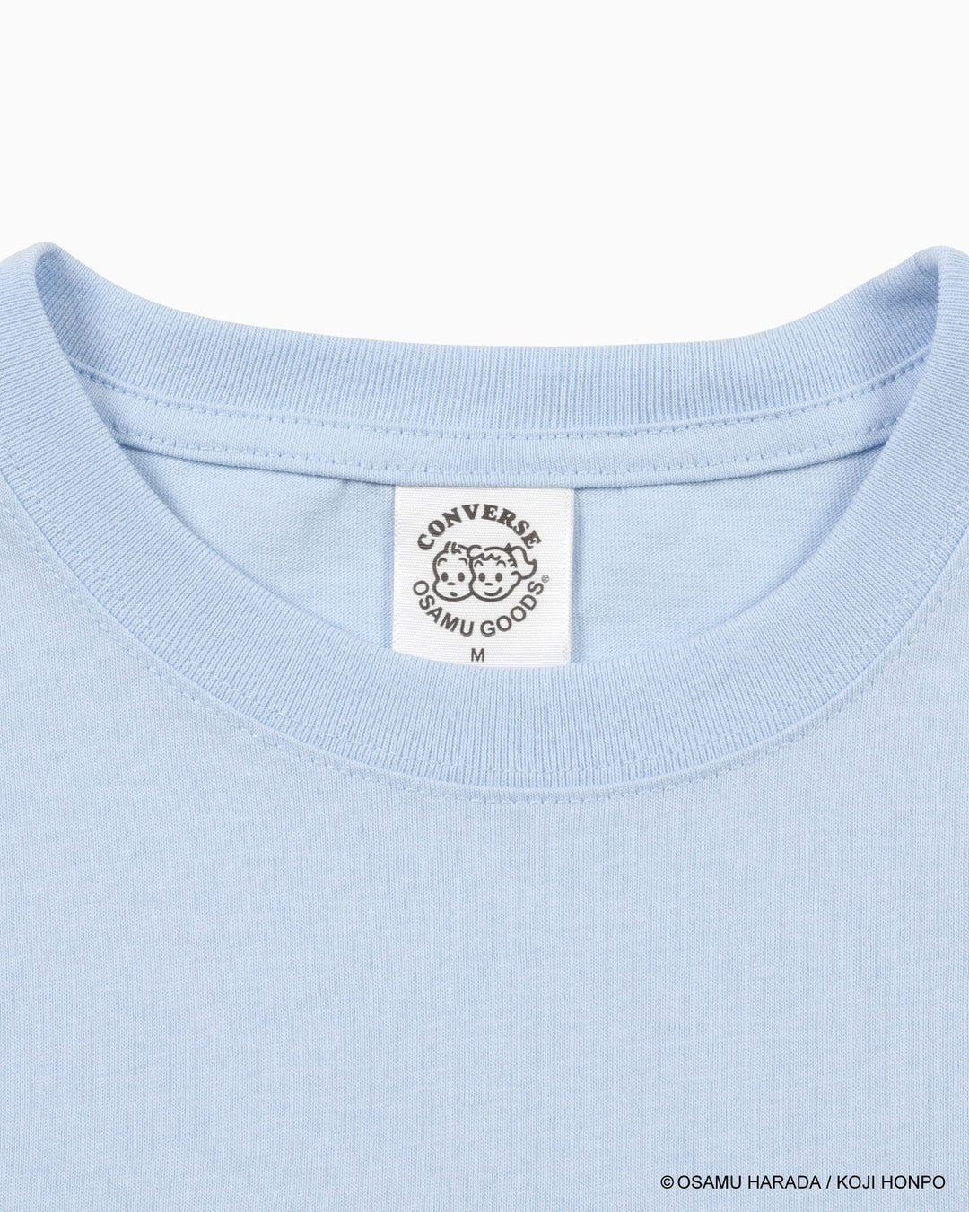 CV天竺フロントEMB S/S T-shirts / OSAMU GOODS (アクア)– コンバース