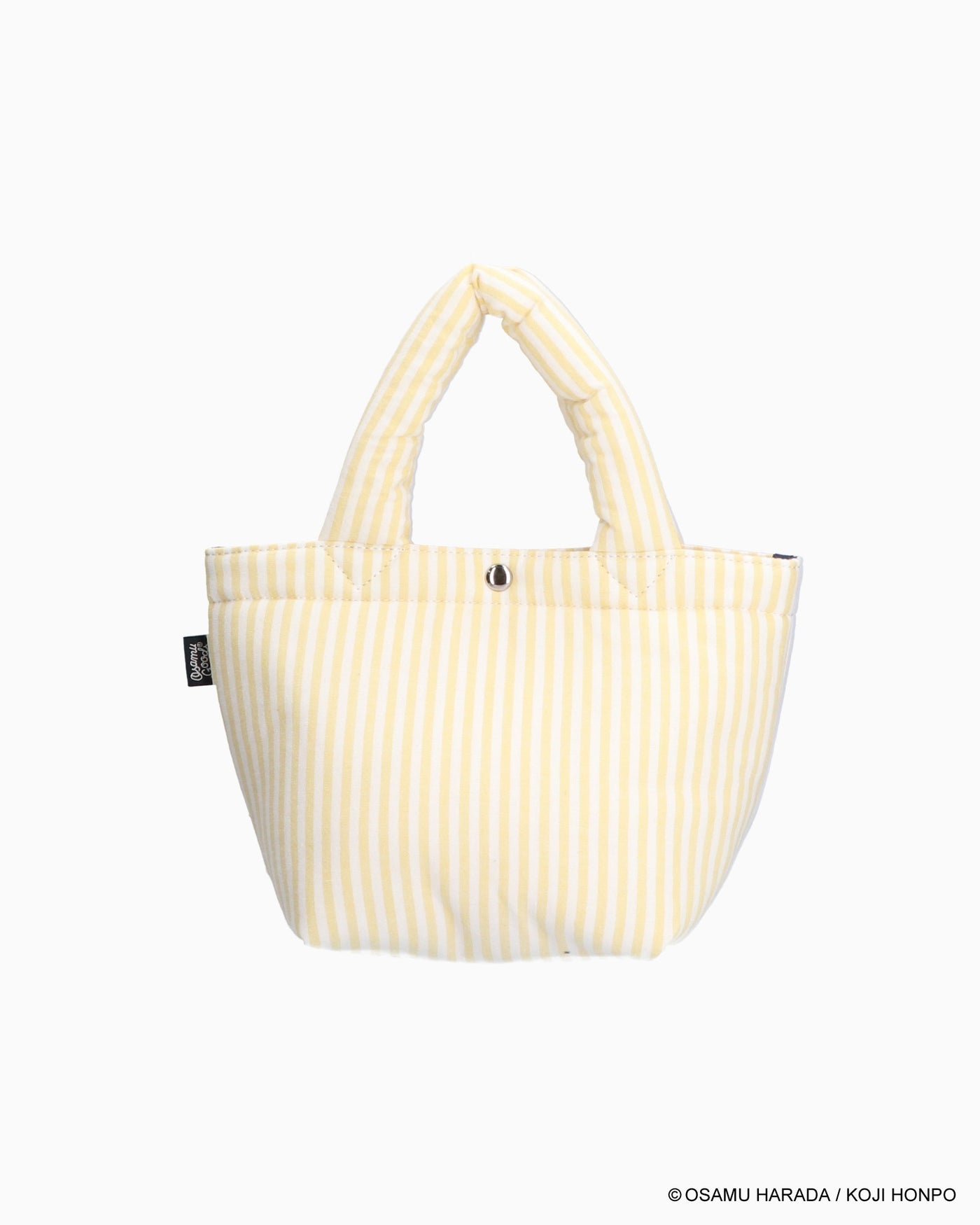 CV OSAMU GOODS STRIPE PUFFING LUNCH TOTE (イエロー)– コンバース