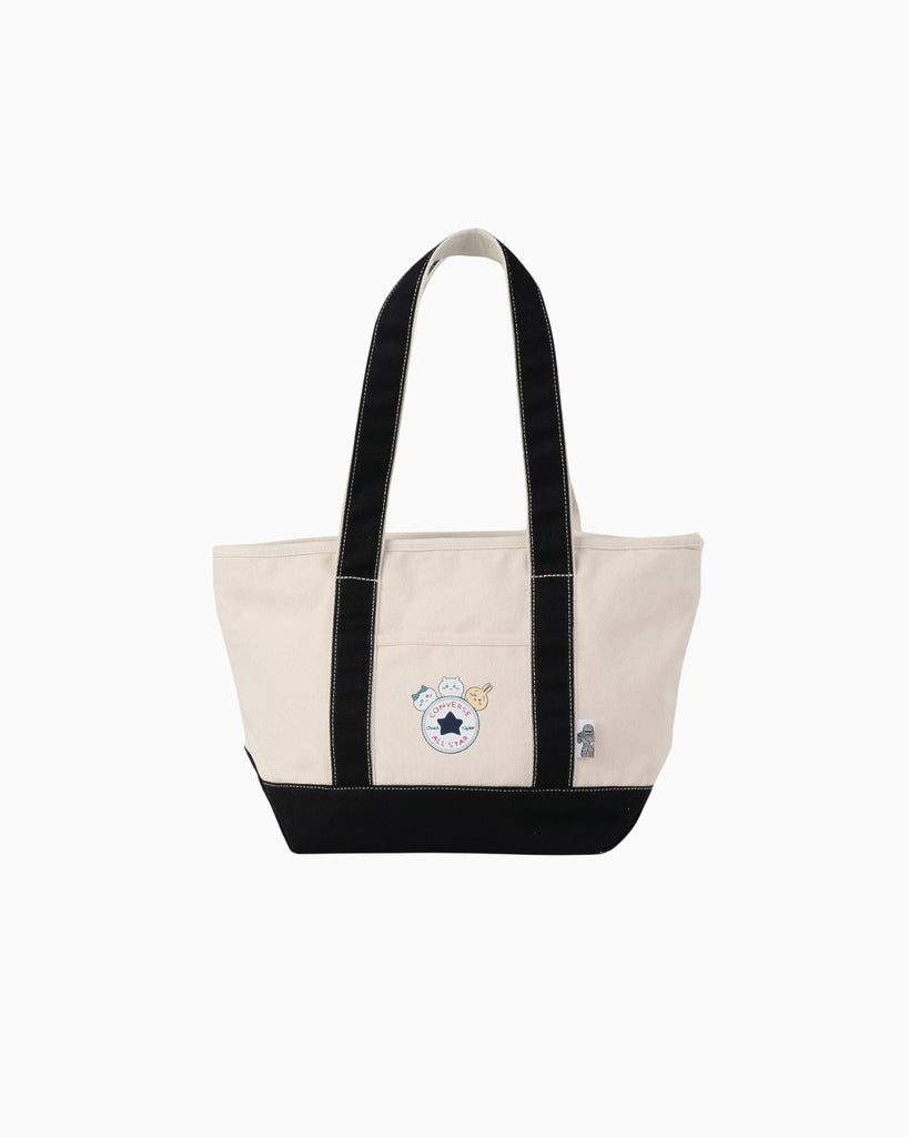 CV ちいかわ CANVAS M TOTE BAG (ブラック)– コンバース オンライン 