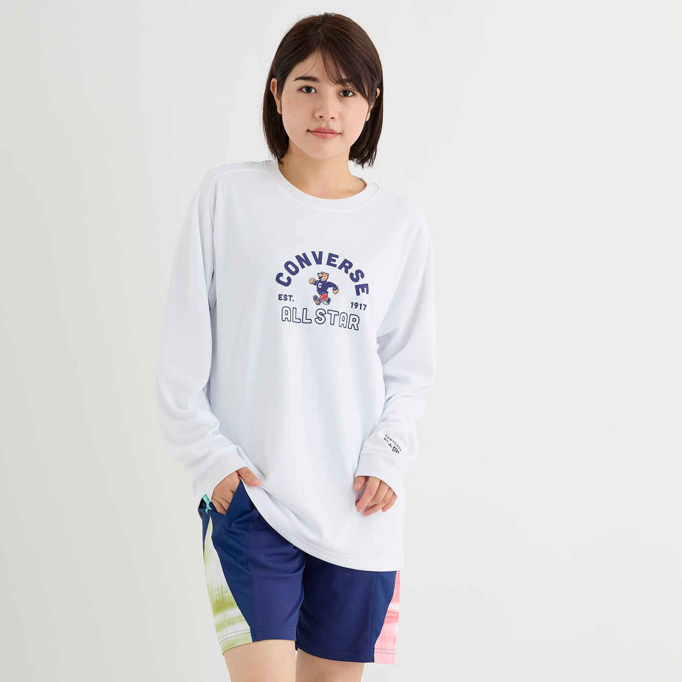 プリントロングスリーブシャツ