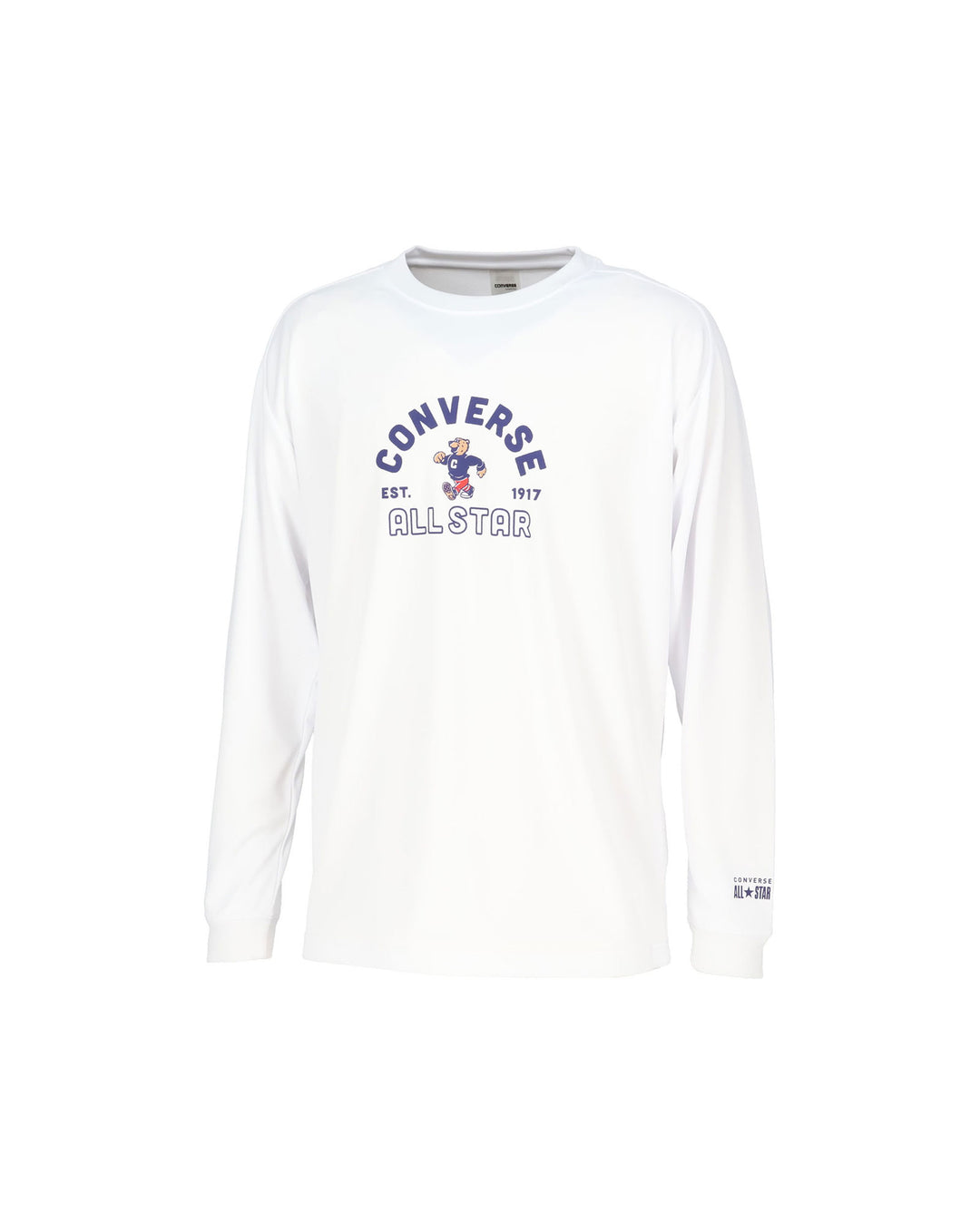 プリントロングスリーブシャツ (ホワイト)– コンバース
