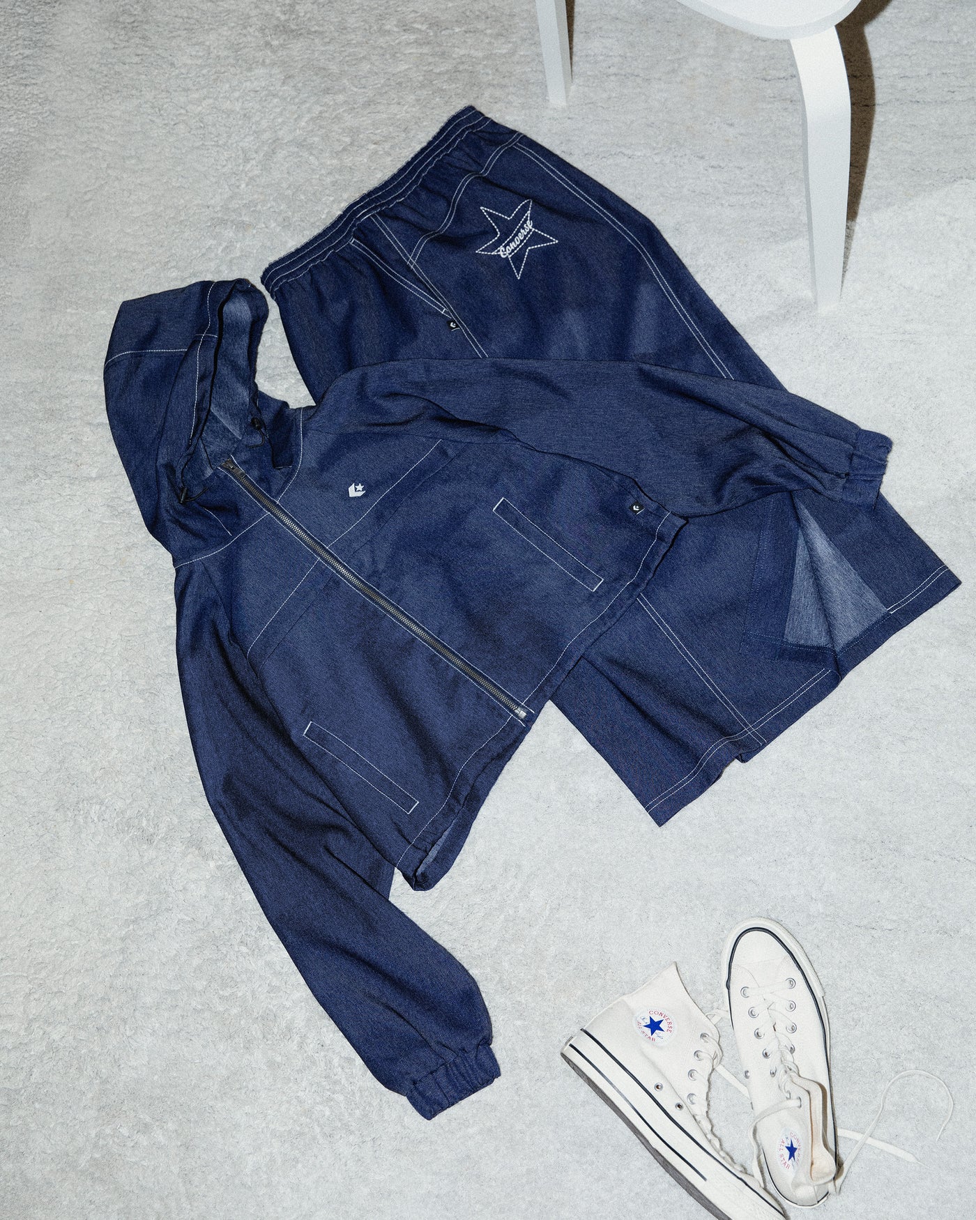 SYNTHETIC DENIM SKIRT LADIES