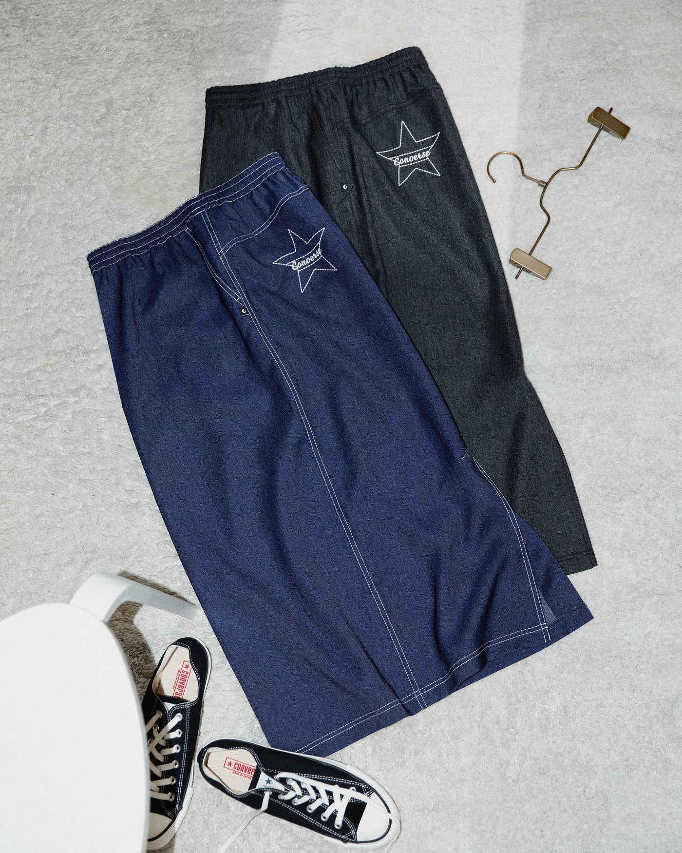 SYNTHETIC DENIM SKIRT LADIES