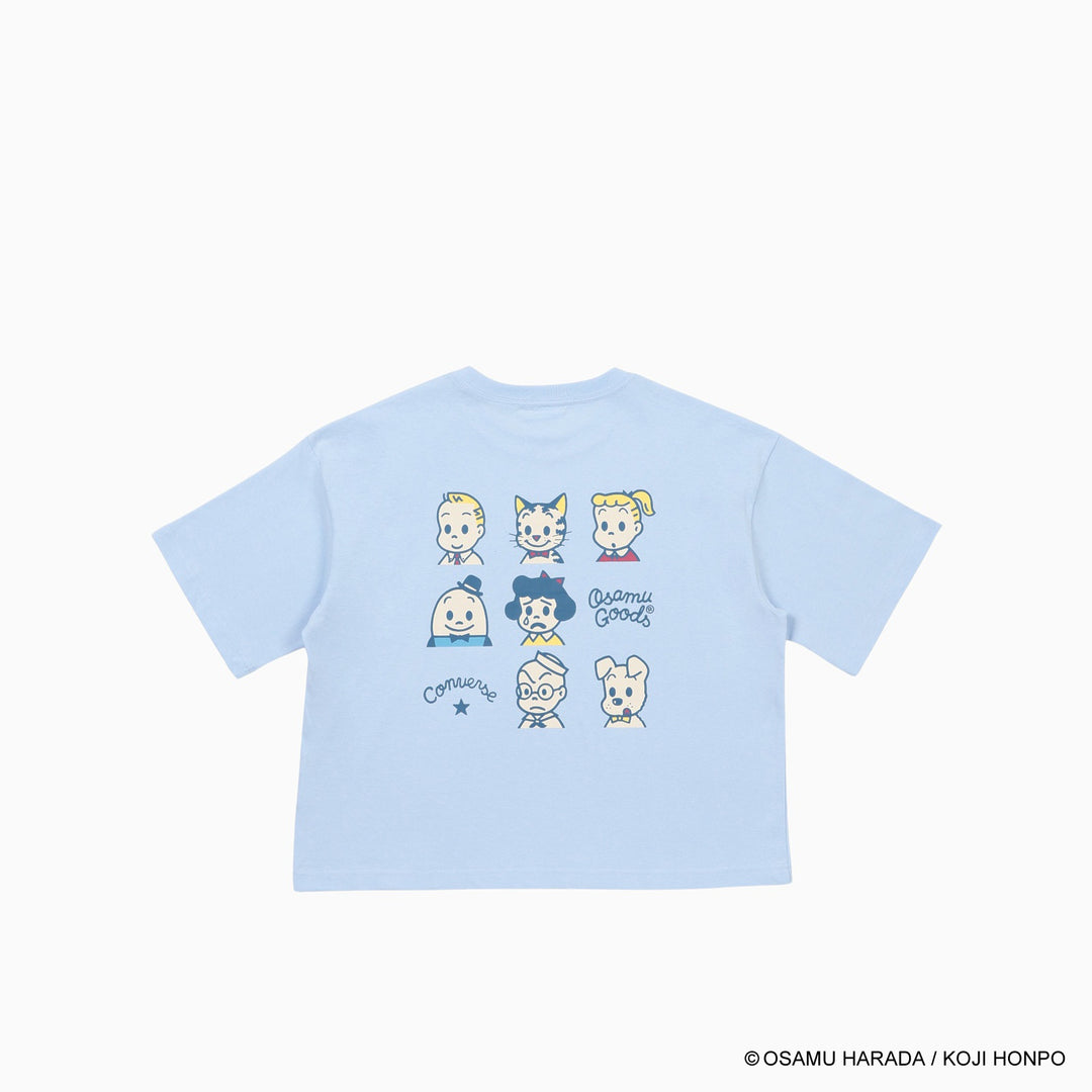 CV天竺バックPT S/S T-shirts / OSAMU GOODS (アクア)– コンバース