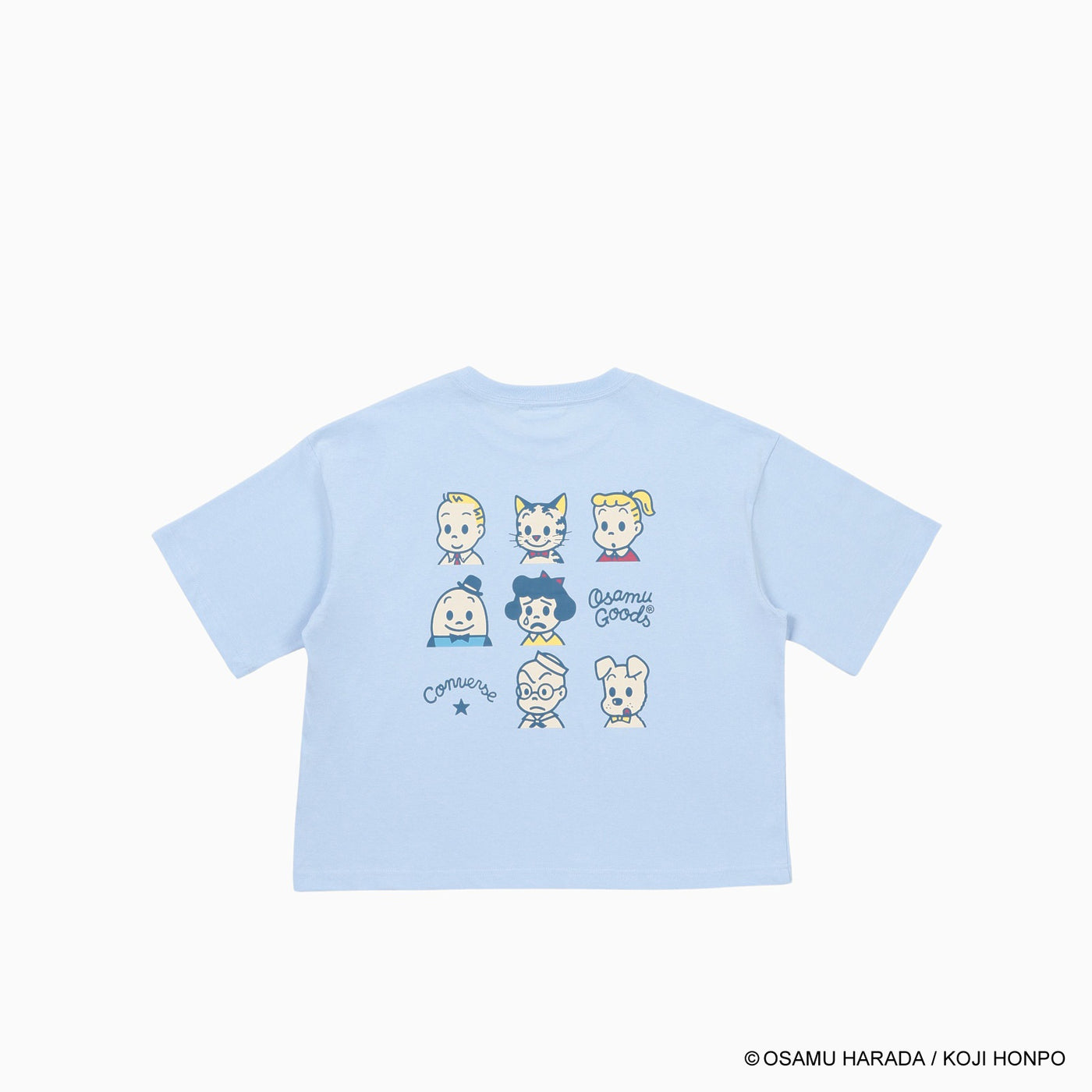 CV天竺バックPT S/S T-shirts / OSAMU GOODS (アクア)– コンバース