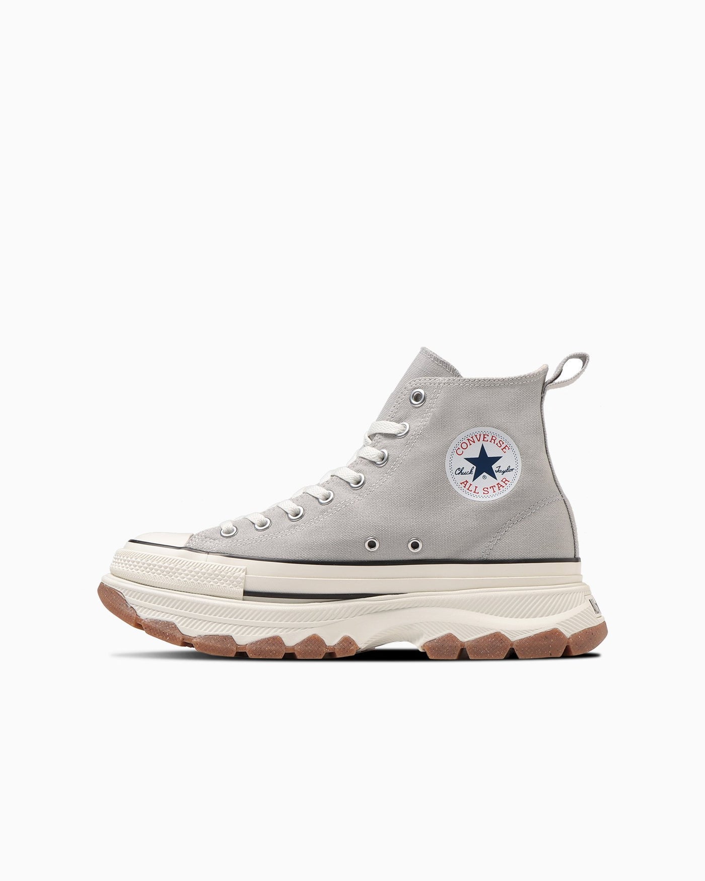 23.5コンバース　converse トレックウェーブ　Hi ハイカット　グレー