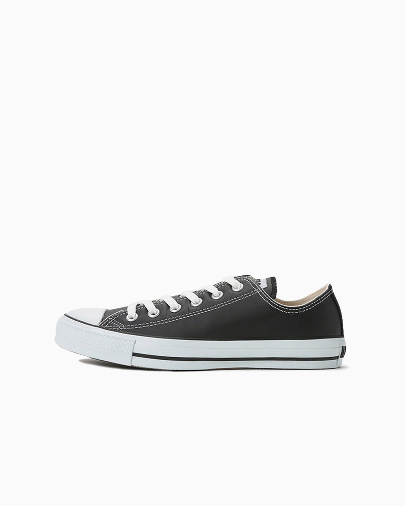 Y*ょ様 【稀少・新品】CONVERSE LEA ALL STAR ブラックモノ LEA ALL STAR OX / LEA オールスター OX (ブラック)– コンバース