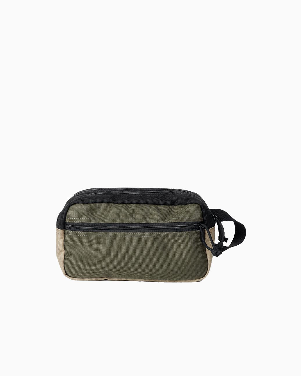 DOUBLE ZIP POUCH CONVERSE (カーキ/ブラック/ベージュ