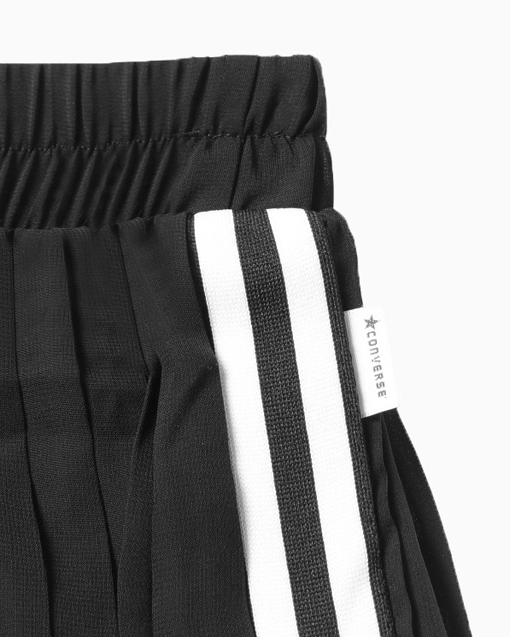 ジョーゼットプリーツラインスカート (ブラック)– コンバース