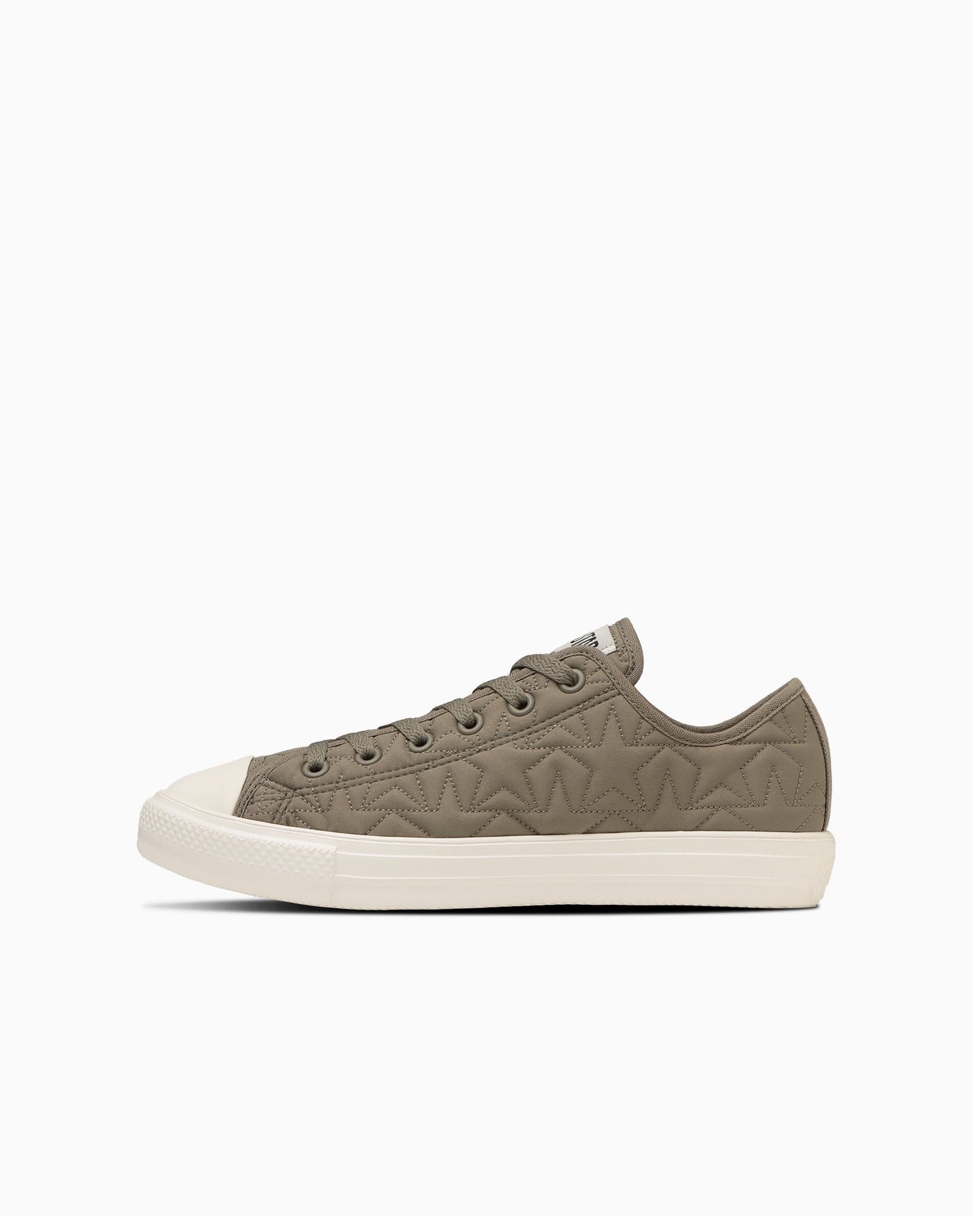 Taupe lightweight quilted sneakers