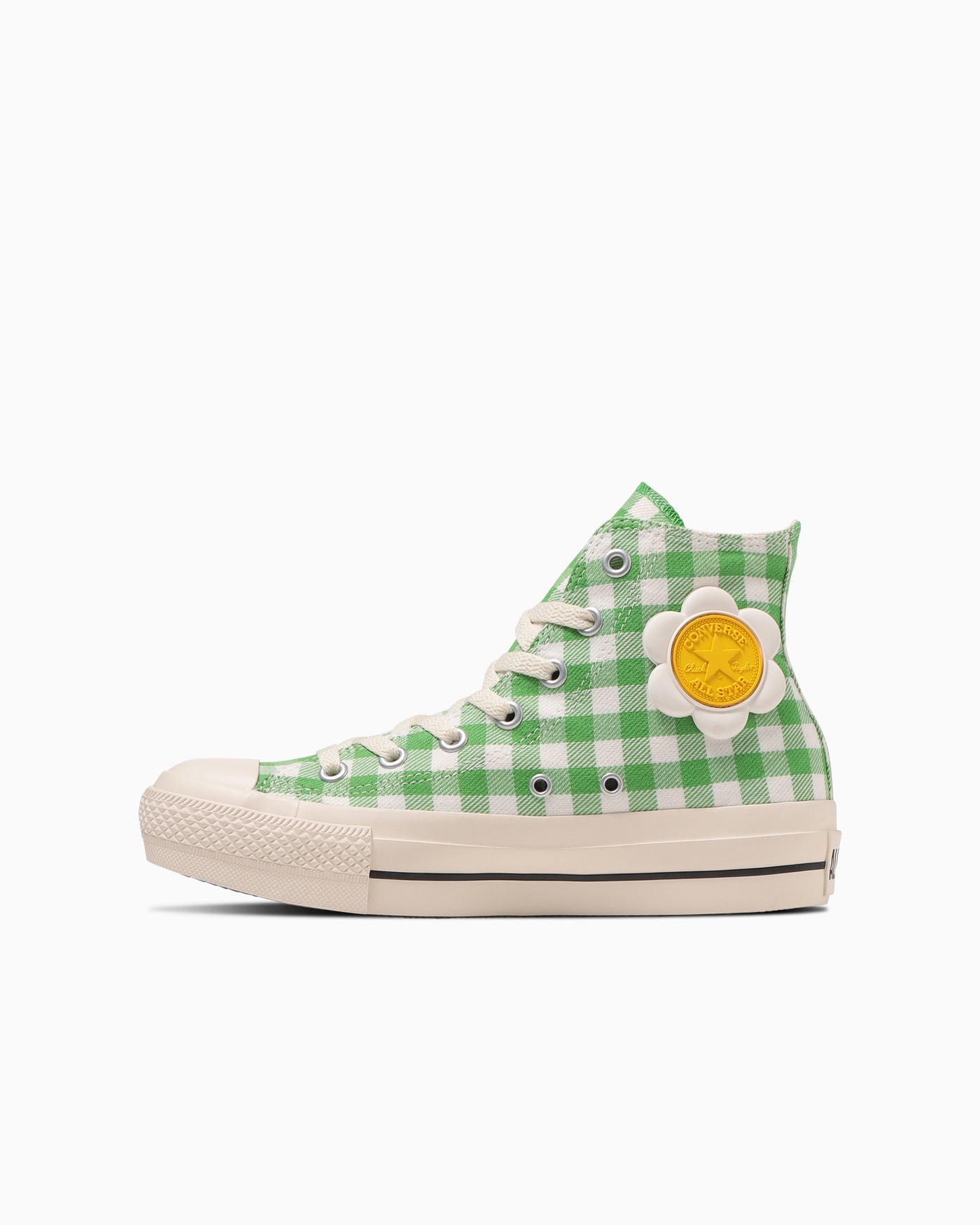 Green Check Sneakers