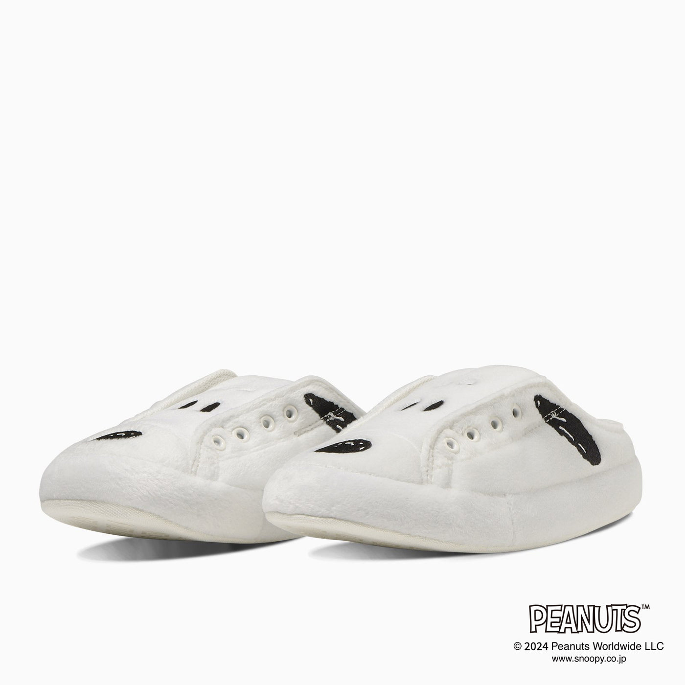 White Snoopy Room Shoes