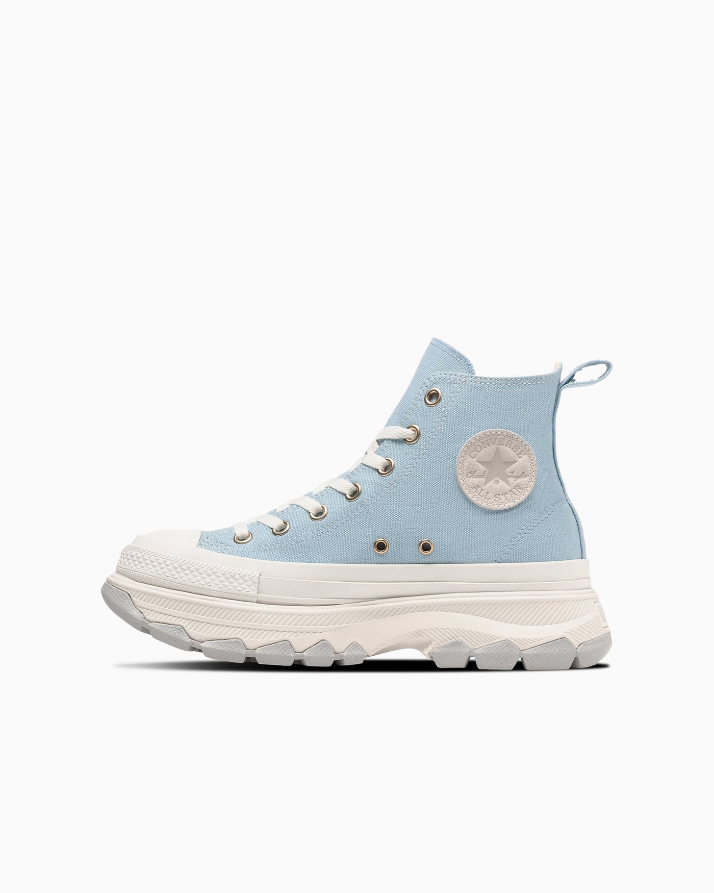 Blue Light Blue Thick-soled Sneakers