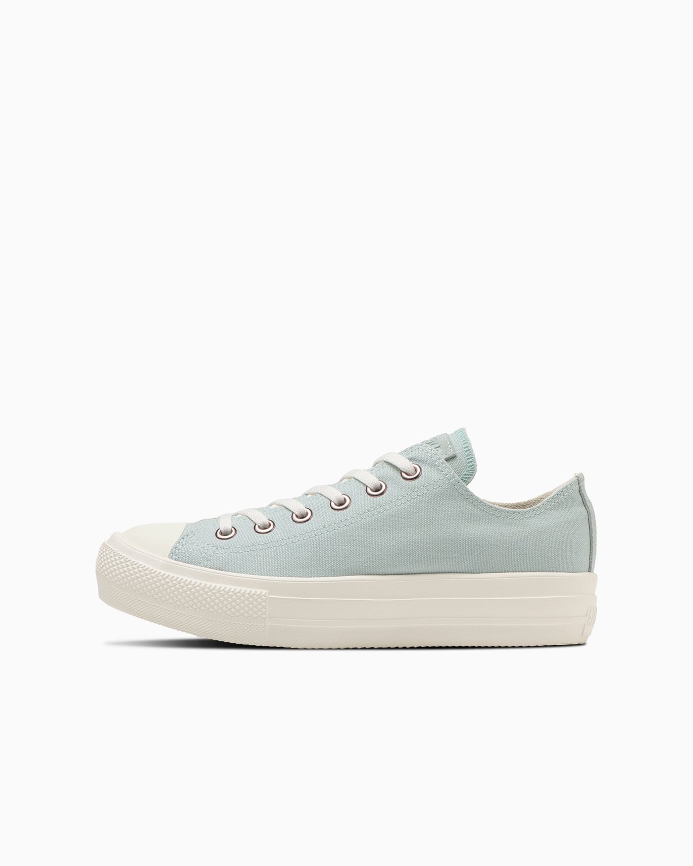 Blue thick-soled sneakers