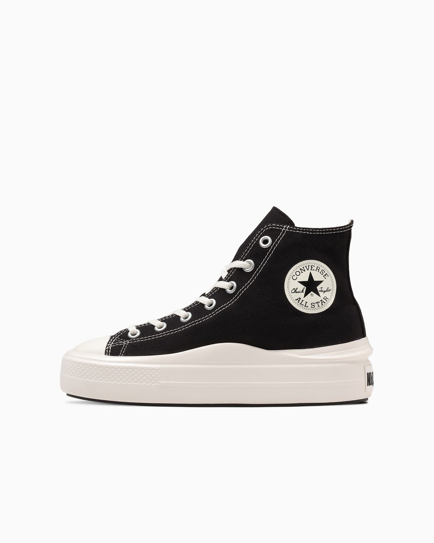 Black Thick-soled Sneakers Lightweight