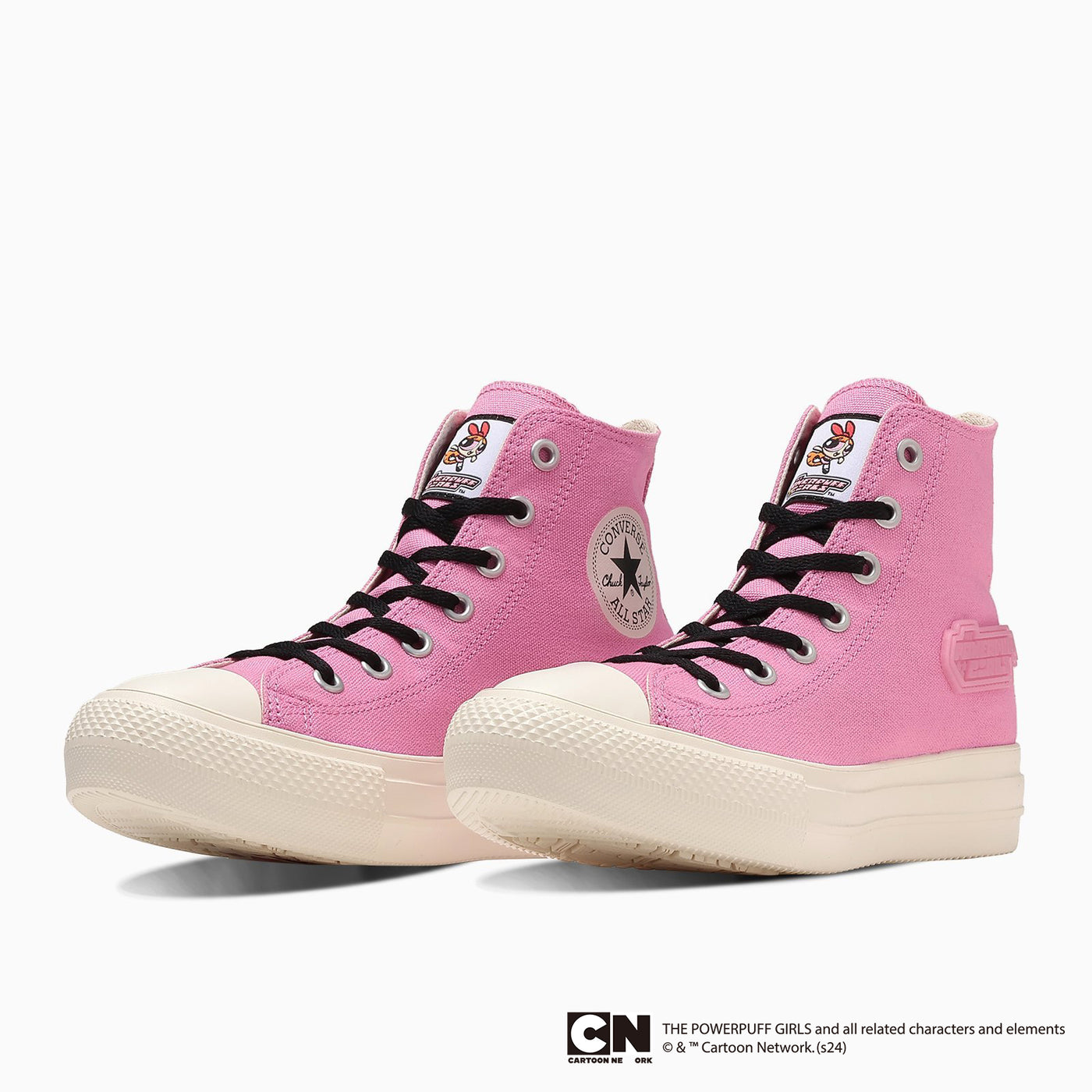 Pink Thick Soled Lightweight Sneakers Powerpuff Girls