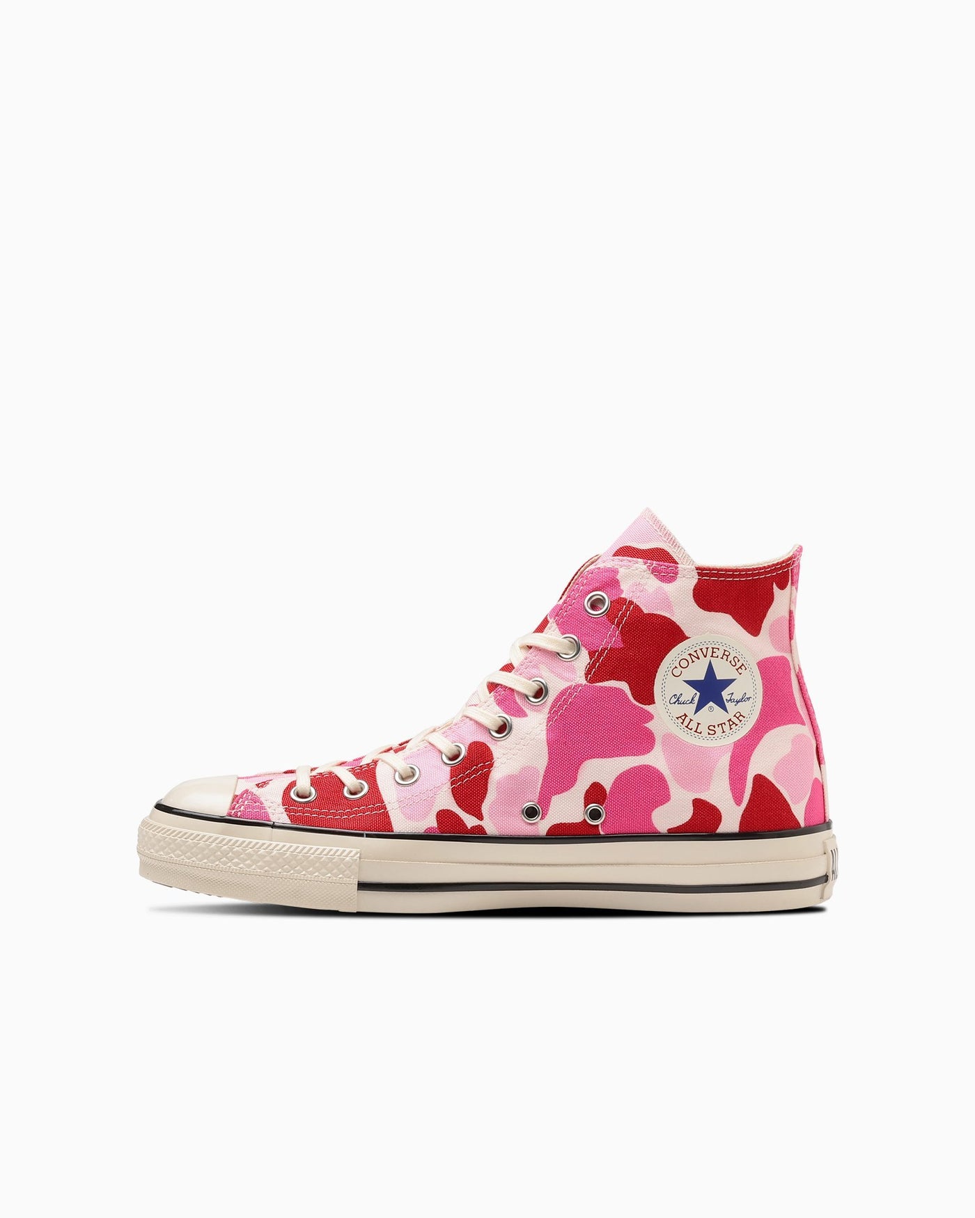 Pink Camo Red Sneakers