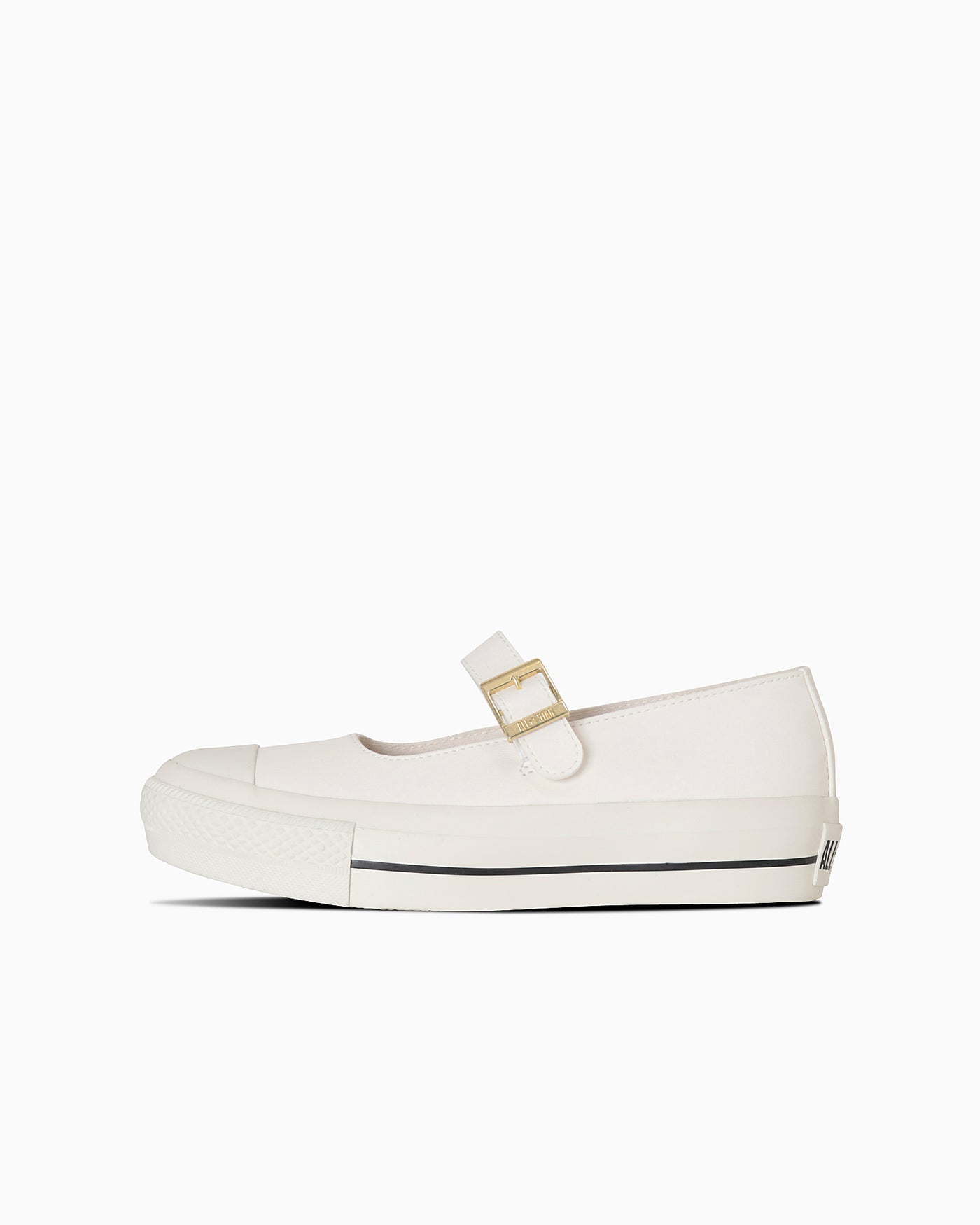 White Mary Jane thick-soled sneakers