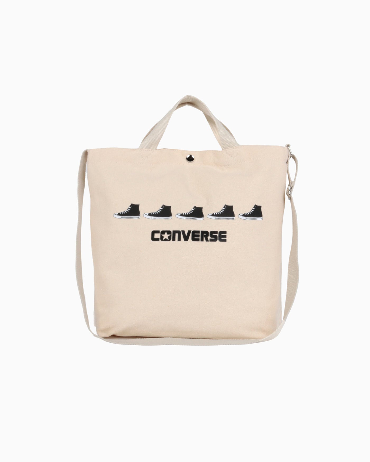 SNEAKER PRINT 2WAY TOTE BAG