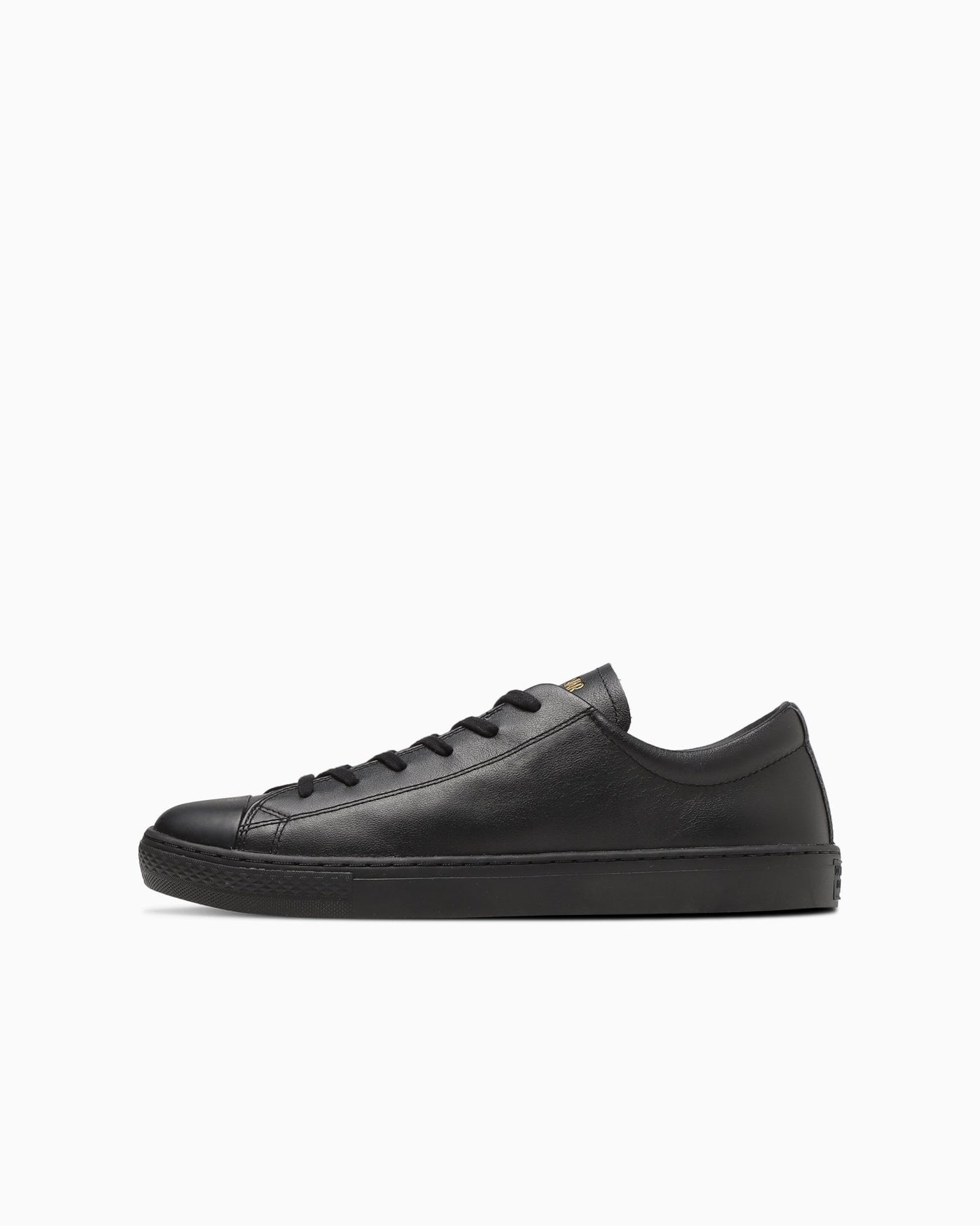 Black Black Leather Sneakers