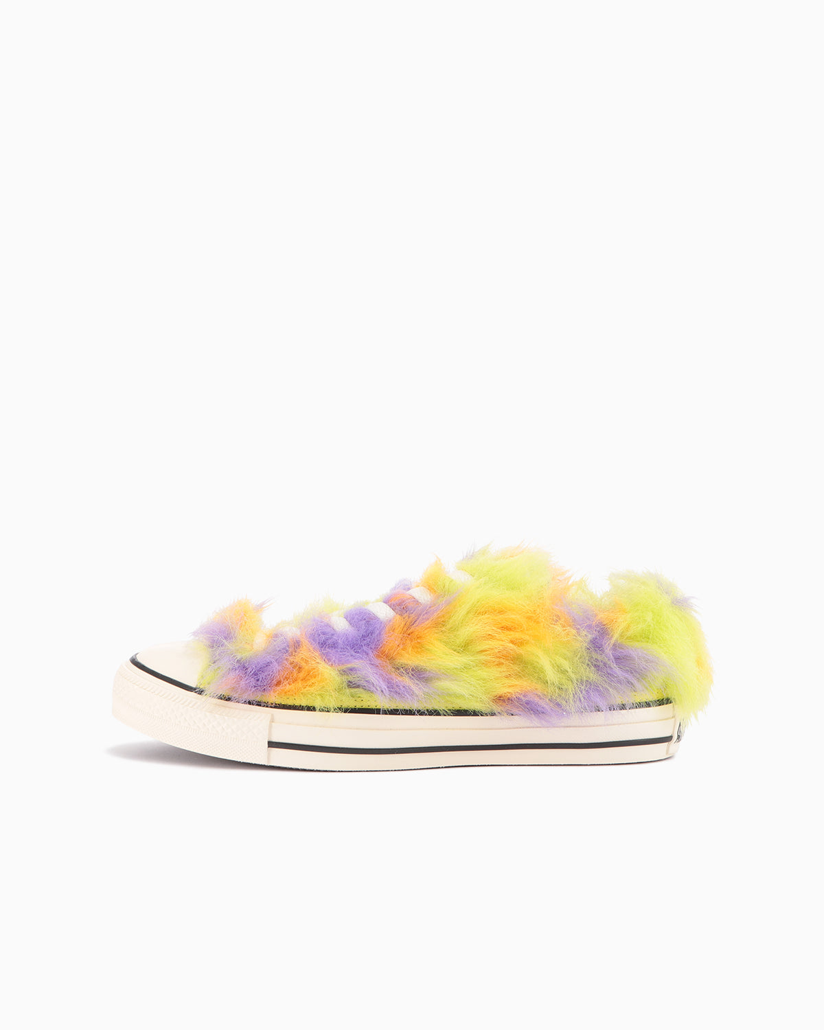 Multi-Fur Sneakers